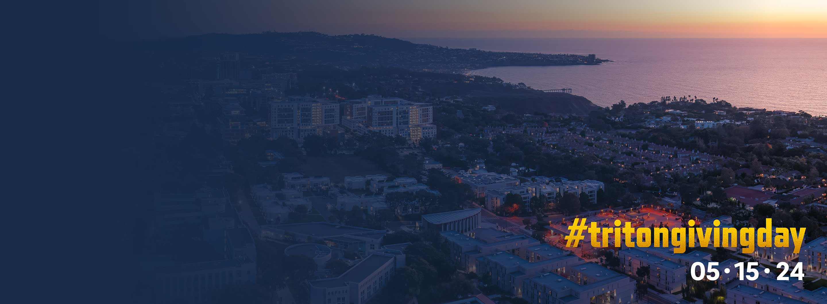 Campus view of UC San Diego. #tritongivingday. May 15, 2024